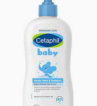 Sữa Tắm Gội Cetaphil Dịu Lành Cho Bé 400ml Baby Gentle Wash & Shampoo