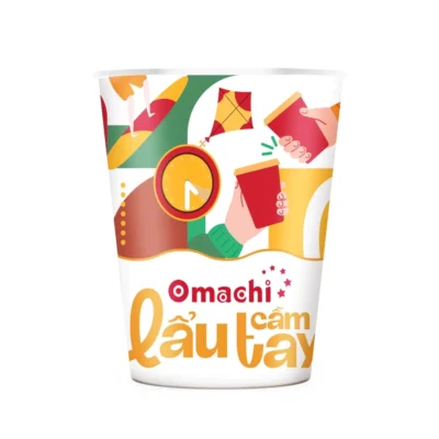 Ly Lẩu Cầm Tay Omachi Vị Lẩu Nghêu Nấm Rong Biển/ Tomyum Hải Sản / Trộn Phô Mai