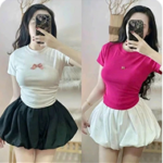 Quần đùi bí phồng 2 lớp dể thương mặc lên tôn giáng MS09