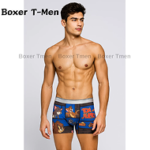 Combo 5 quần lót nam hoạt hình chất liệu thun lạnh mềm, co giãn 4 chiều