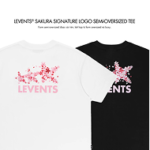 Áo Thun Levents Sakura Signature Logo Semi-Oversized Tee 100% Cotton T-shirt
