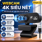 Webcam UGREEN 4K/2K/1080P cho PC Ultra HD 30FPS Web Camera có micrô, Vỏ bảo mật, 70° Fov, PDAF Tự động lấy nét