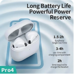 Tai nghe Bluetooth không dây Pro4 - Thiết kế tinh tế, thích hợp cho mọi lứa tuổi