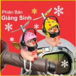 Heo phát sáng. Gắn mũ bảo hiểm phát sáng gắn xe đạp, xe máy, ô tô. Lợn hồng chong chóng